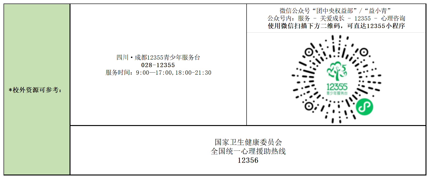 蒲公英学生成长中心2026年春季学期师生值班表_校外资源.png